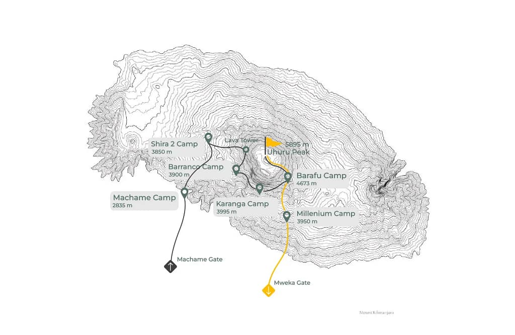 machame map