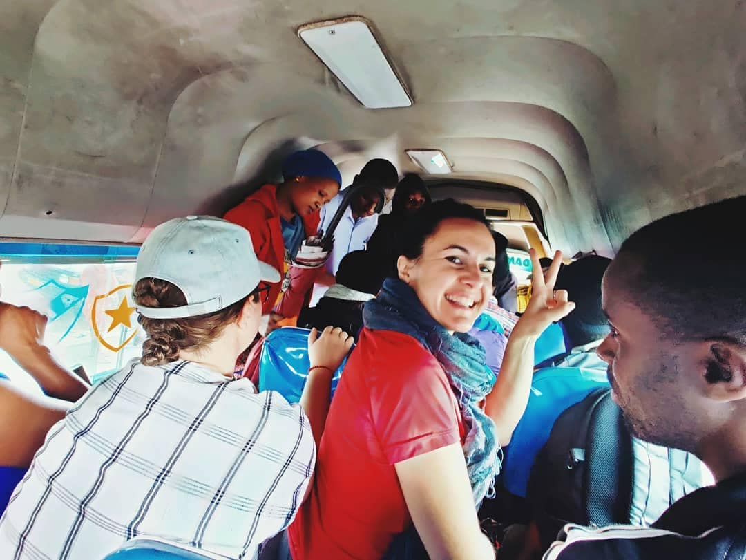 Daladala budget transport in Arusha, Tanzania
